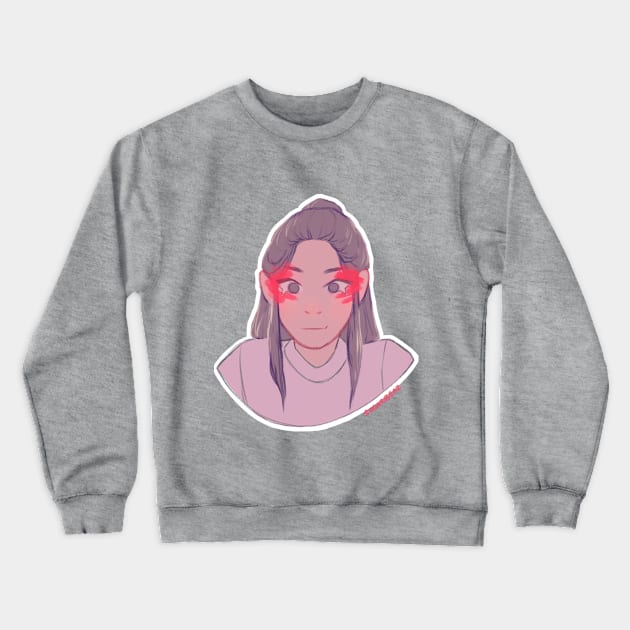 Glowy blush Crewneck Sweatshirt by SugarBeaz